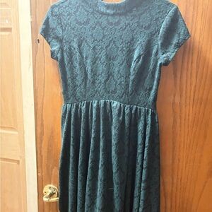 Xhilaration Teal and Black Knit Top